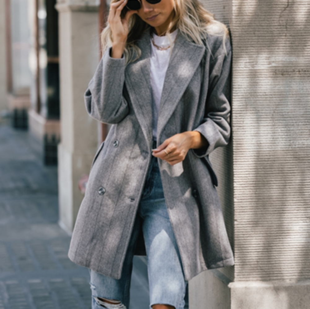 FallSALE🙀AMARYLLIS⚡ Stormi Wool Coat - Picture 8 of 9